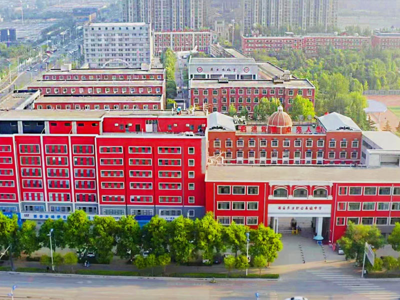 凤翔校园鸟瞰图